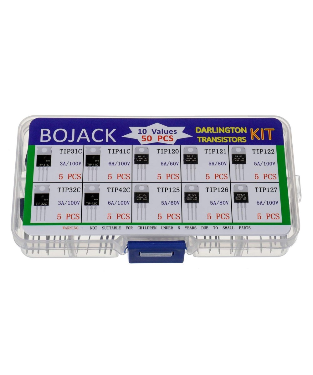 Transistores de Potencia Darlington TIP Kit 10 Valores (50U)