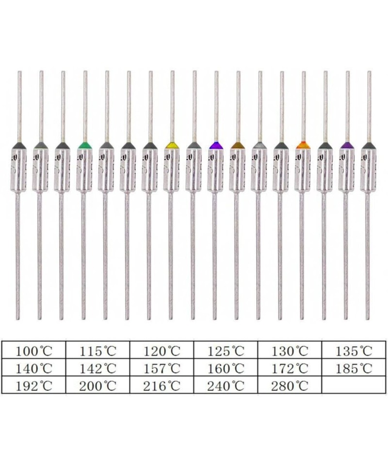 Fusible Termico 10A 250V 100 ℃ a 285 ℃