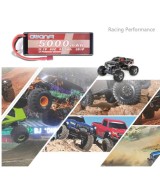 Batería tipo LiPo recargable 11.1V 60C 5000mAh 55.5Wh 3S1P AWANFI