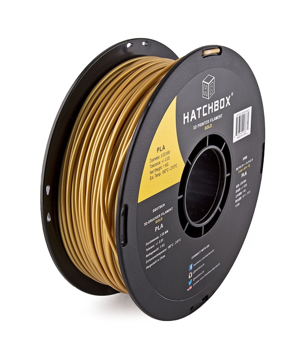 Filamento PLA Hatchbox 1.75mm 2.2 lb