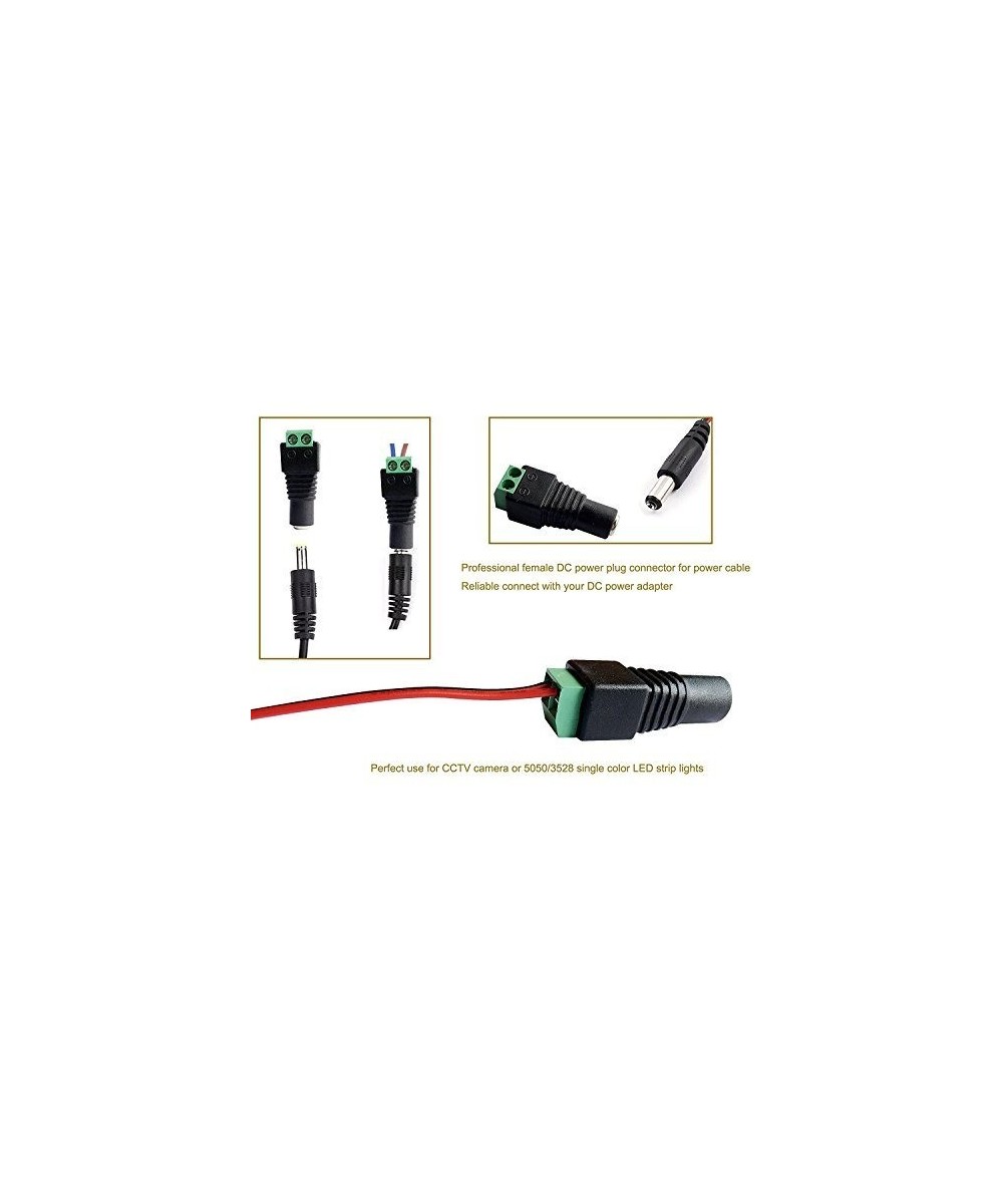 Conector DC 2.1mm interior x 5.5mm exterior hembra - macho (2U)