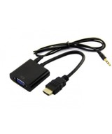 Convertidor de video de HDMI a VGA mas audio