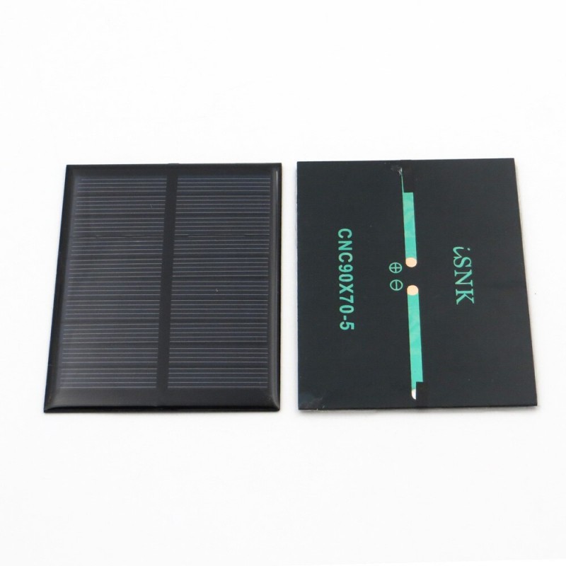 MeccaniXity Mini Solar Panels 1.5V 60mA - 30x30mm Polycrystalline Cells Pack Of 5