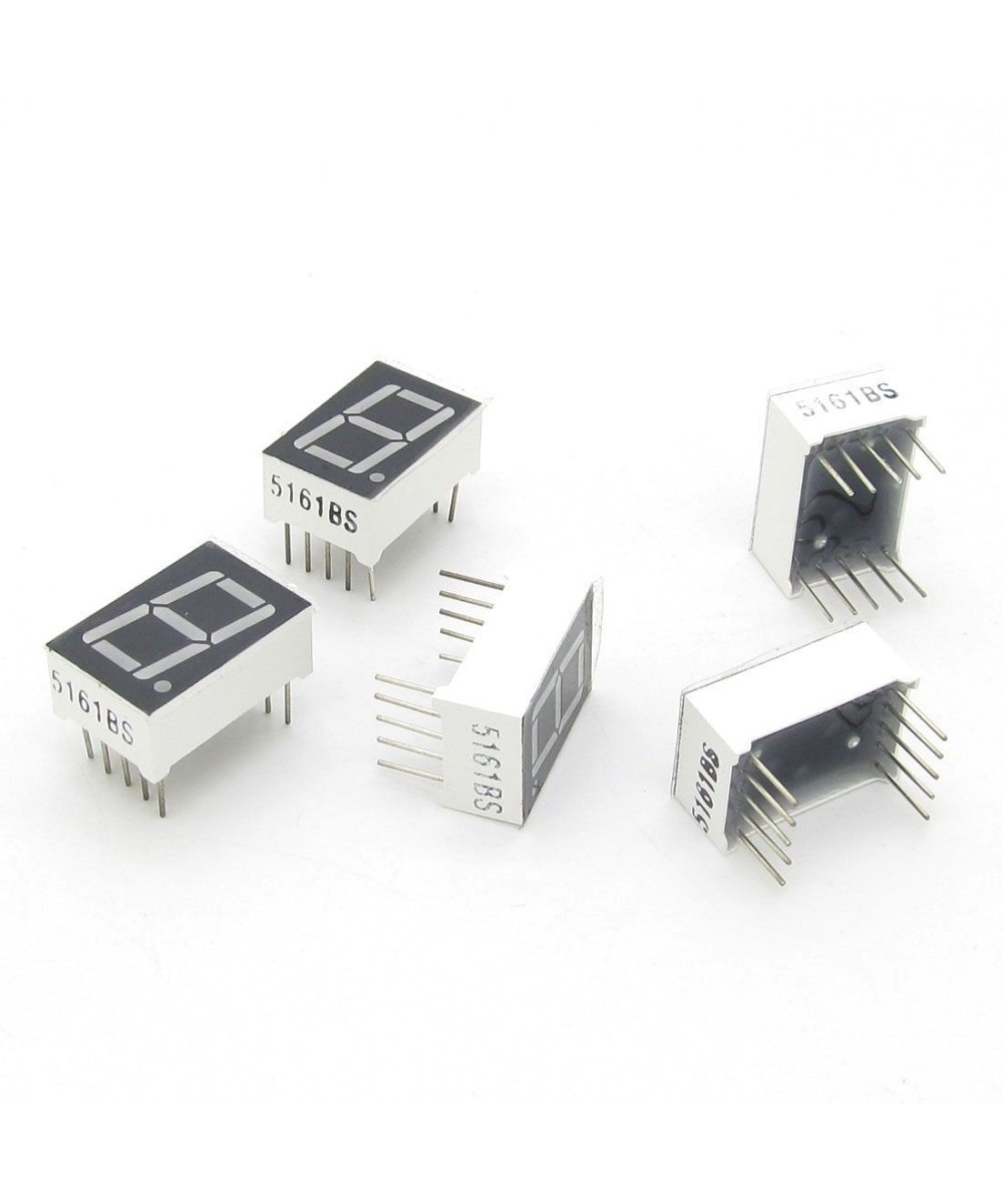 Set de 5 Display de 7segmentos 1 digito