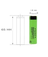 Bateria recargable Panasonic NCR18650GA 3.7V 3400mah 10A