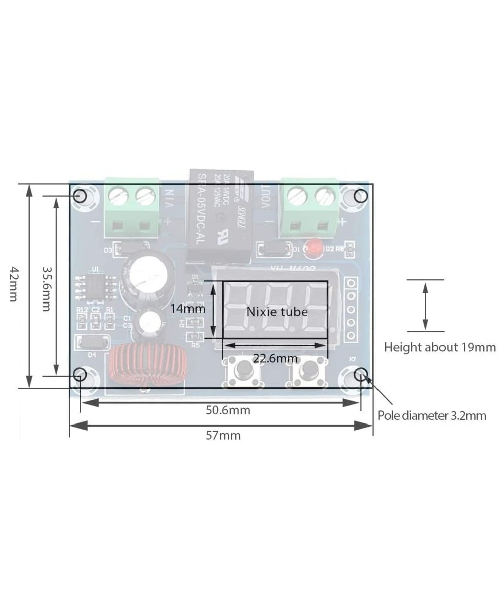 Módulo Protector de Voltaje de Batería XH-M609 12-36V