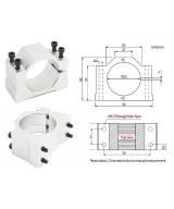 kit de Motor Spindle 500W 12000RPM con base y controlador
