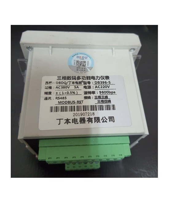 Monitor de Voltaje corriente y potencia trifasica DB194E-9D