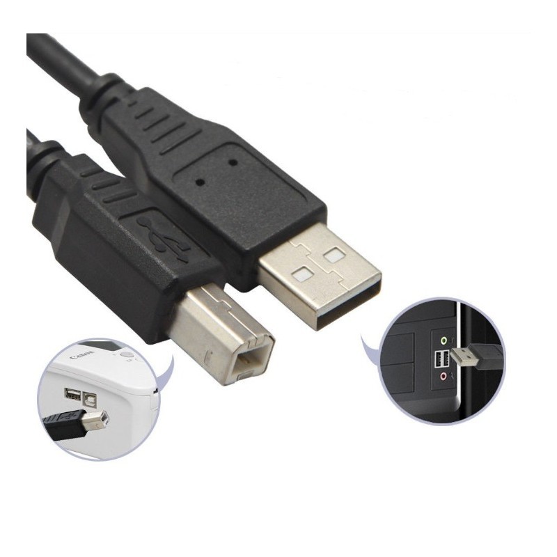 Cable Usb Para Impresora Tamaño 3 Metros 9 Pies 1705