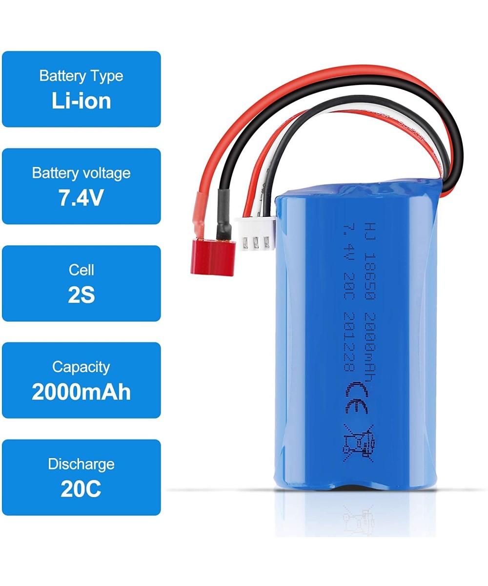 Bateria Recargable Li-Ion 18650 2S 7.4V 2000mAh con Cargador