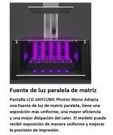 Impresora 3D de resina ANYCUBIC Photon Mono 4K + 1 resina
