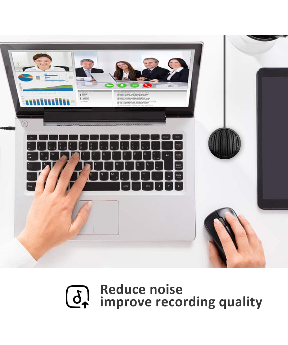 Micrófono de Conferencias para Computadora 3.5mm