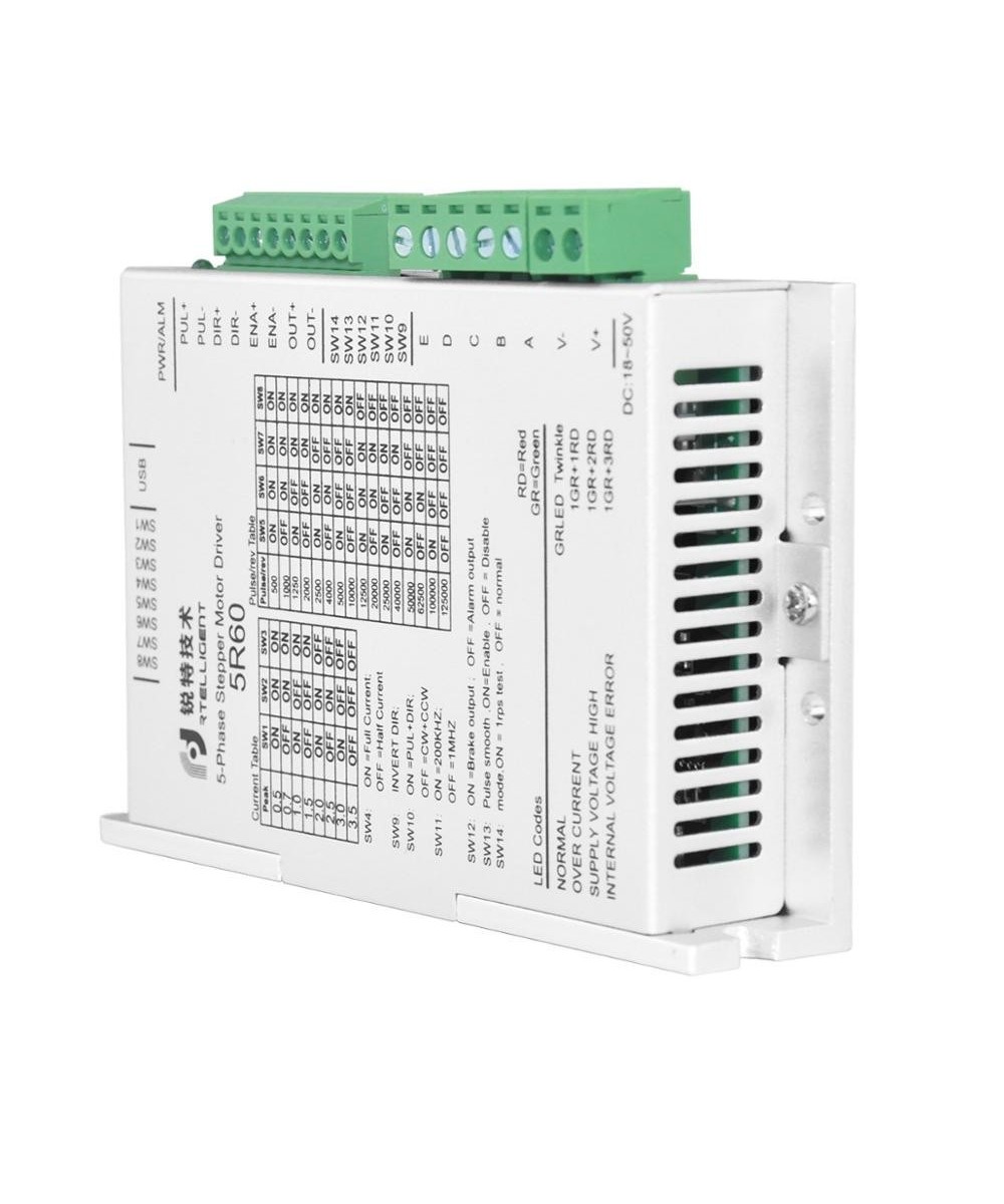 Controlador de Motor DC Paso a Paso Nema 23 5R60 5 fases