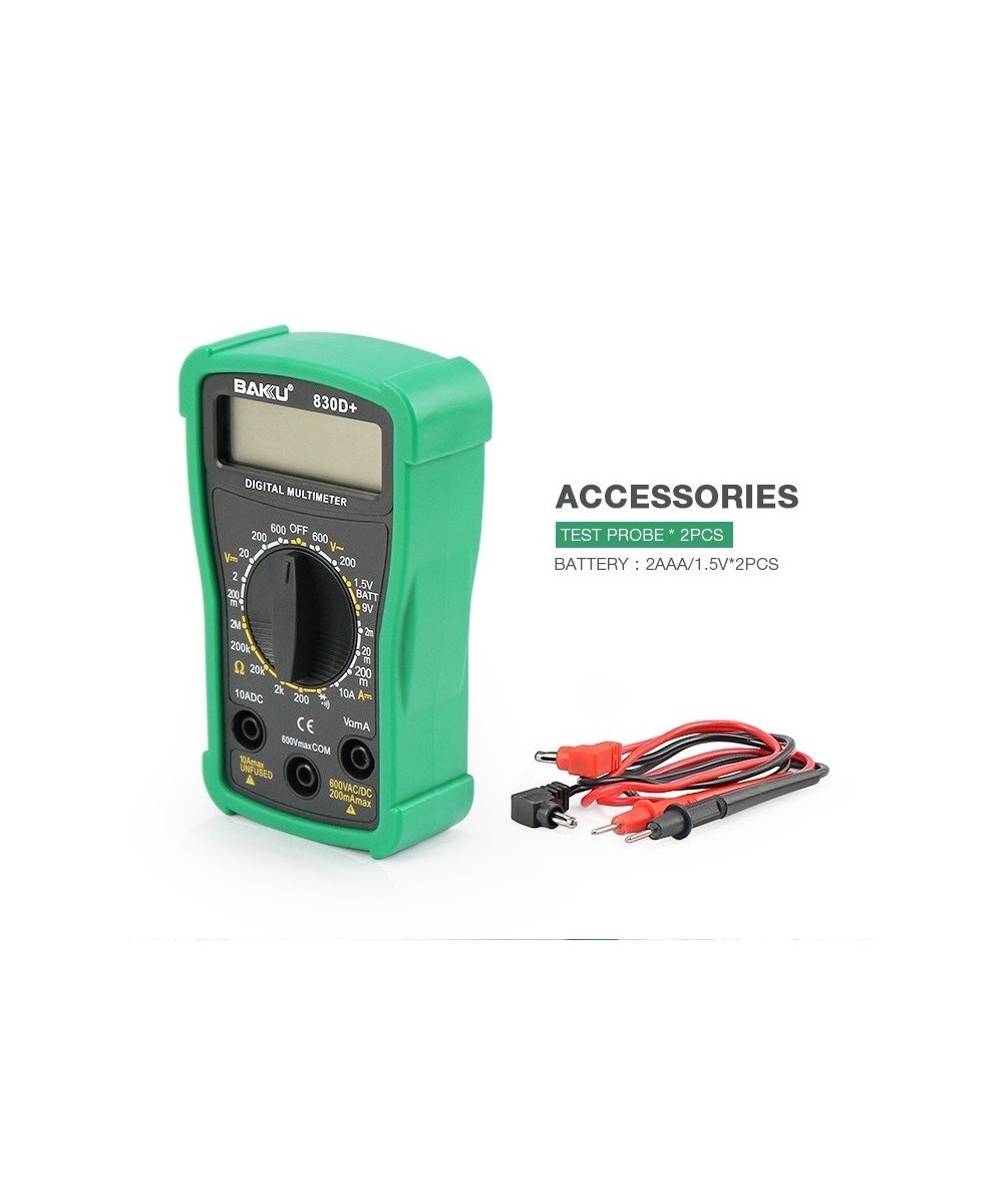 Multimetro Digital BAKU BK-830D+