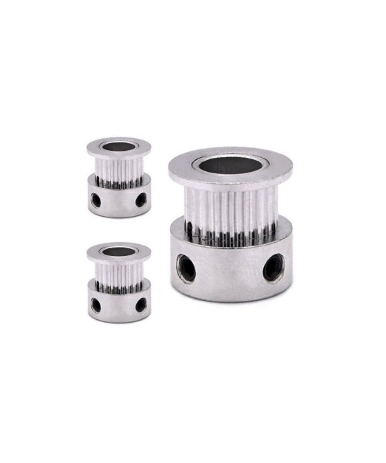 Polea dentada 2GT 20T para banda 6MM