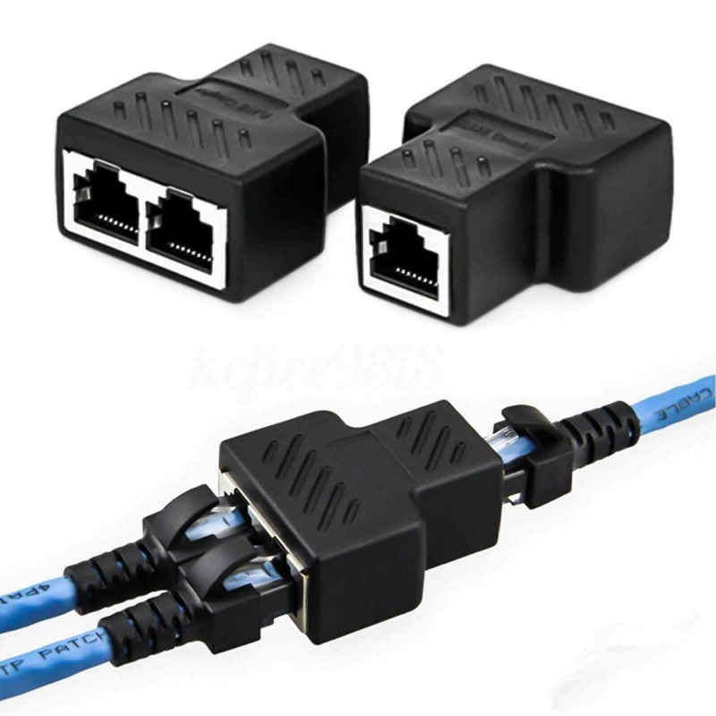 Conector RJ45, Acoplador RJ45 Hembra a Hembra, Conector de Cable Ethernet,  Ethernet Cable Extender Adaptador para Cat6/Cat5e/Cat5 5 Piezas :  : Informática