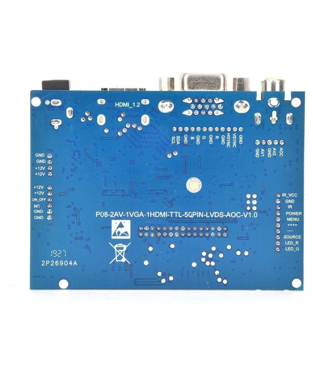 Placa Controladora de Pantalla LCD AT050TN43 de 5" RCA-VGA-HDMI
