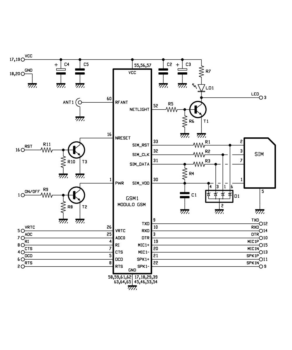 Modulo GSM / GPRS SIM900A