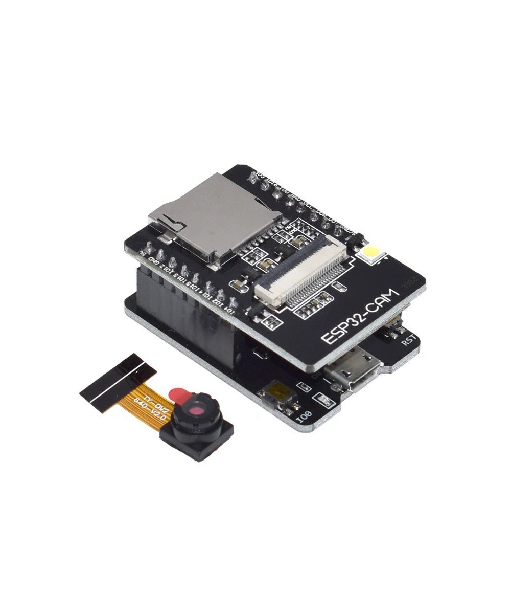 Microcontrolador ESP32 WIFI con Camara y Shield