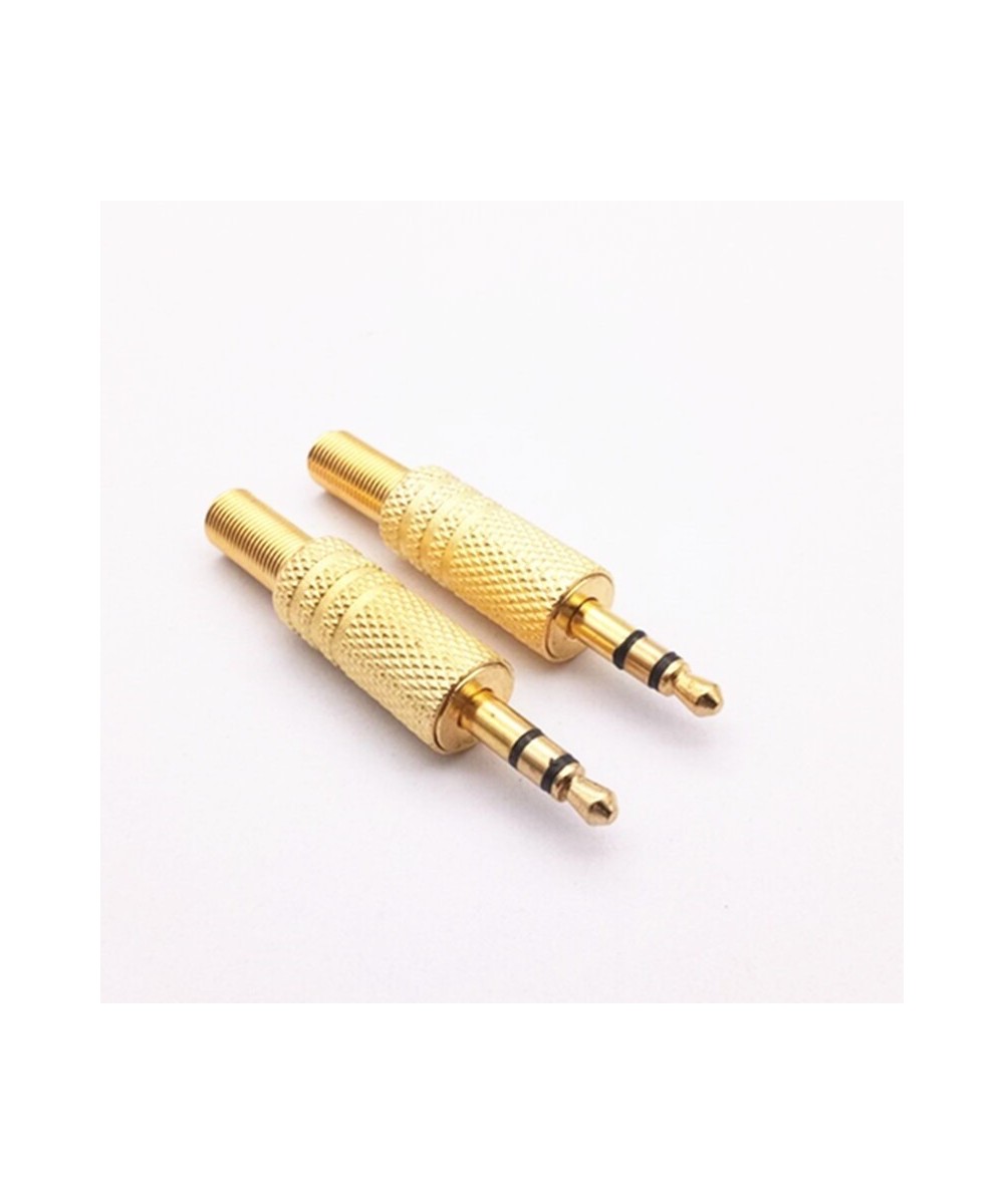Conector Macho 3.5mm 3 pines con Resorte