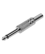 Conector Mono Hembra y Macho 1/4" (6.35mm) con Resorte