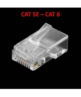 Conector RJ45 CAT5/CAT6/CAT6A para cable de red
