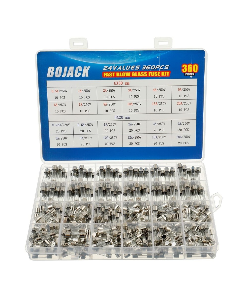 Fusible de Vidrio 0.5-20A 250V 6x30mm