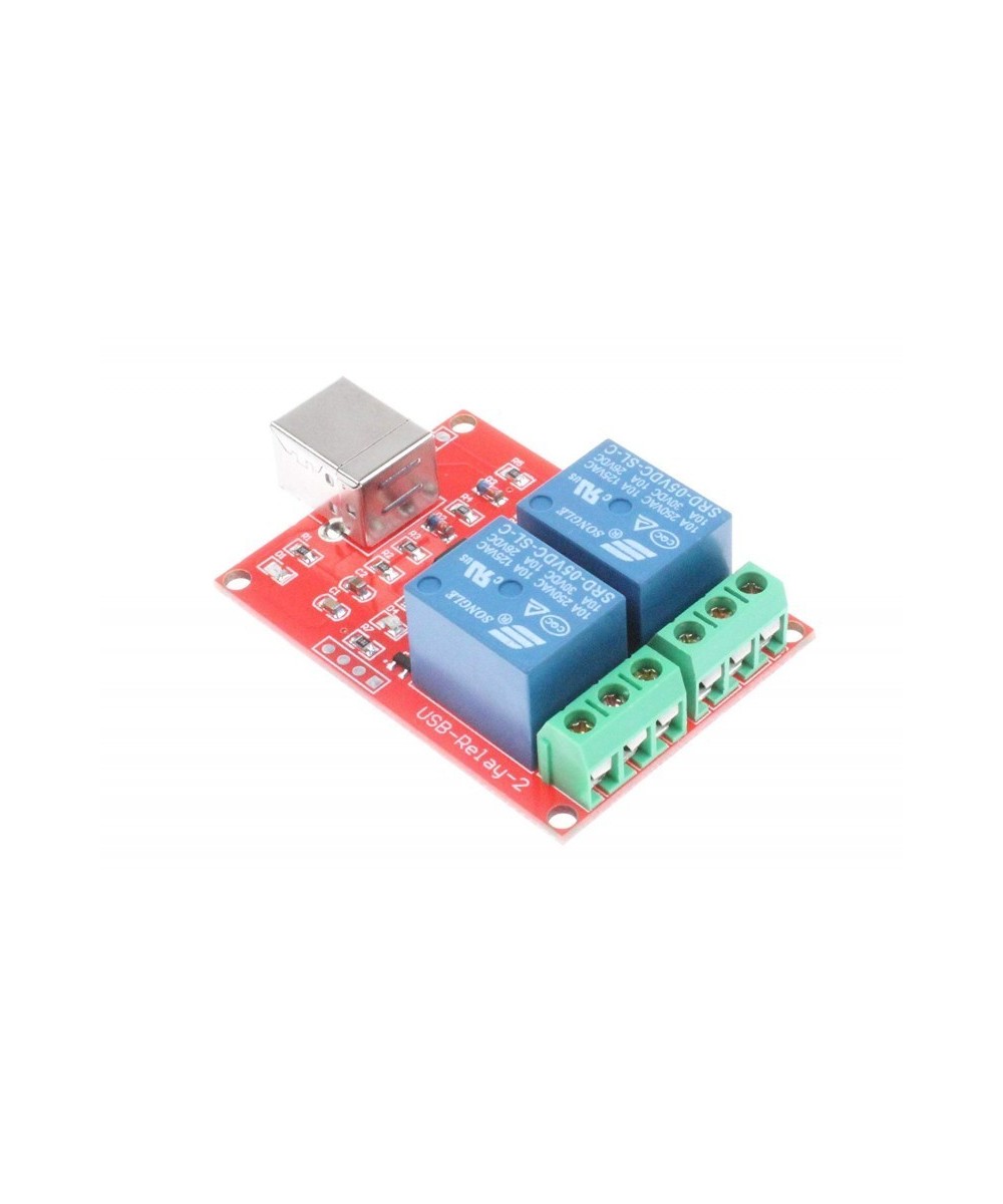 Modulo Rele USB 5V 10A 2 - 8 Canales