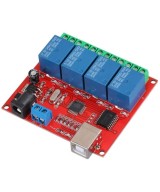 Modulo Rele USB 12V 10A 4 - 8 Canales