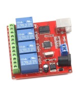 Modulo Rele USB 24V 10A 4 Canales