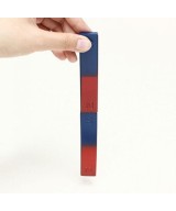 Iman de Ferrita Barra - Dona- U con Polos N-S (2U) para Experimentos