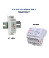 Fuente de Energia para Riel Din 12V