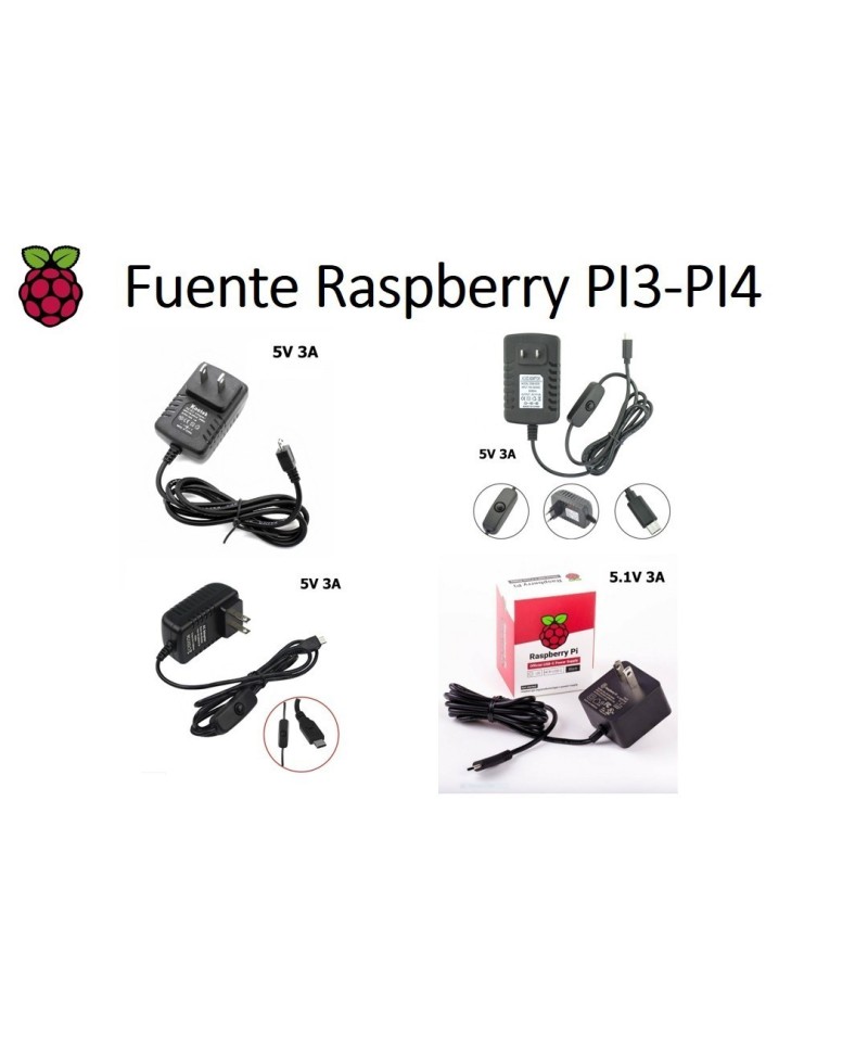 Fuente Para Raspberry PI3 - PI4