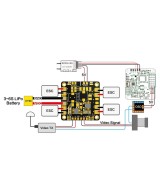 Placa de distribucion de energia para Drone