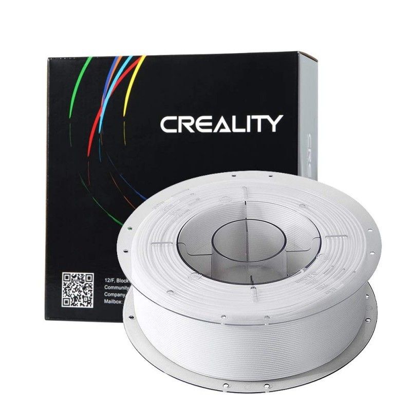 Filamento Creality CR-PLA 1.75mm 2.2 Lbs (1Kg) Color Blanco