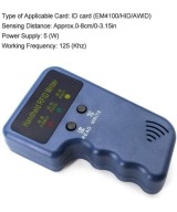 Duplicador Lector/Escritor de Tarjetas y Llaveros RFID 125Khz EM4100/HID/AWID