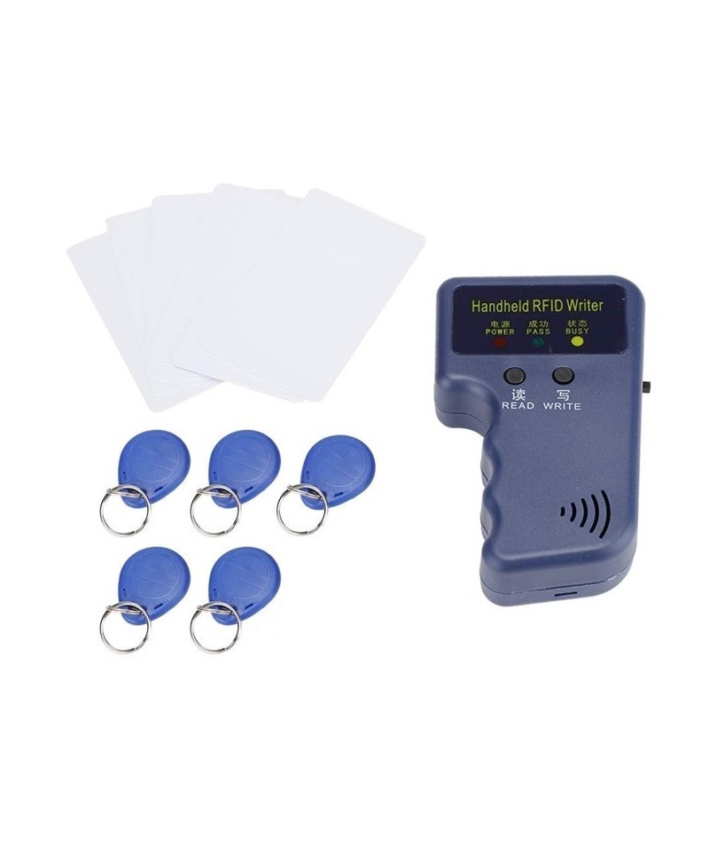 Duplicador Lector/Escritor de Tarjetas y Llaveros RFID 125Khz EM4100/HID/AWID