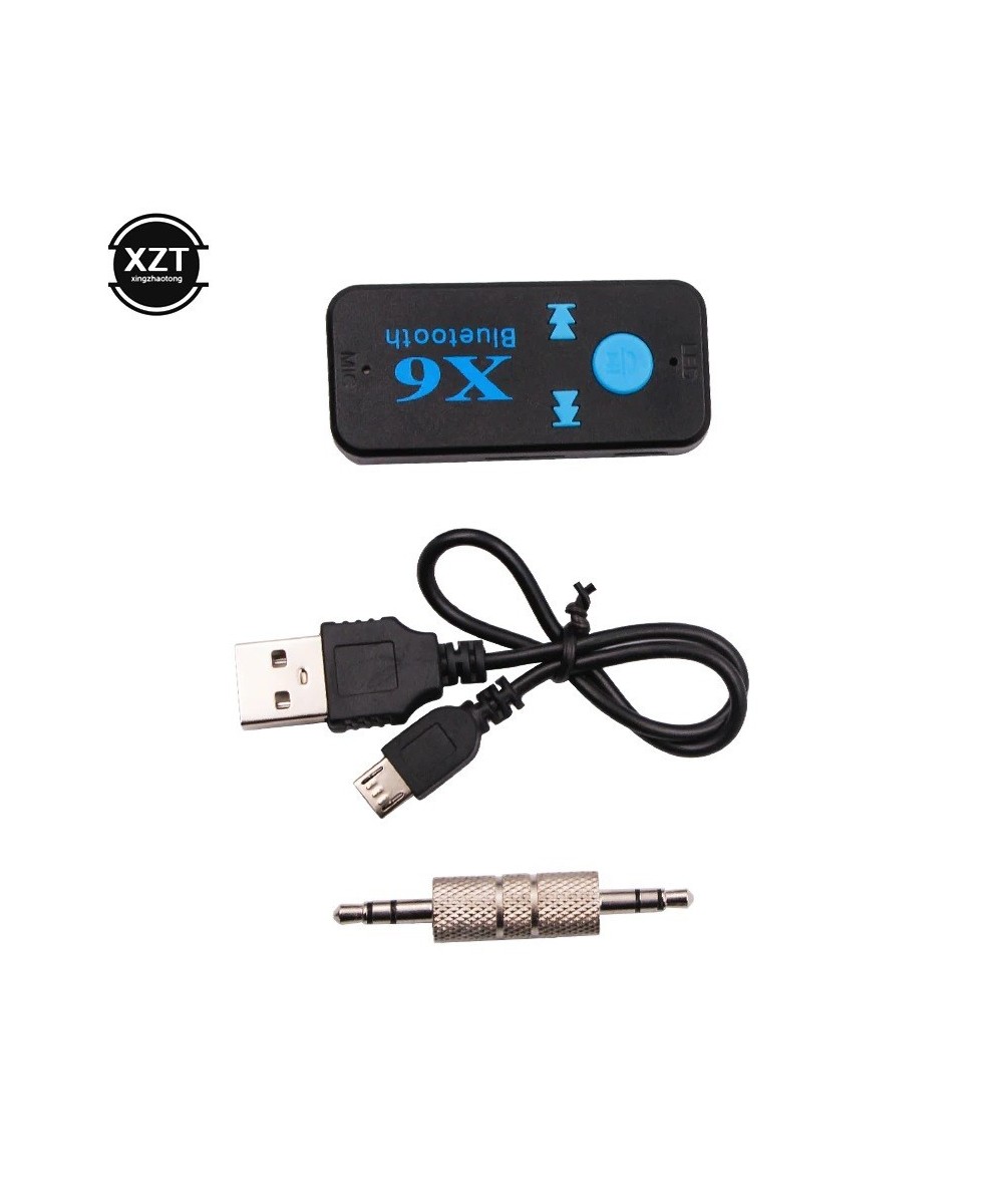 Adaptador Bluetooth Auxiliar 3.5mm X6 con Lector TF