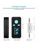 Adaptador Bluetooth Auxiliar 3.5mm X6 con Lector TF
