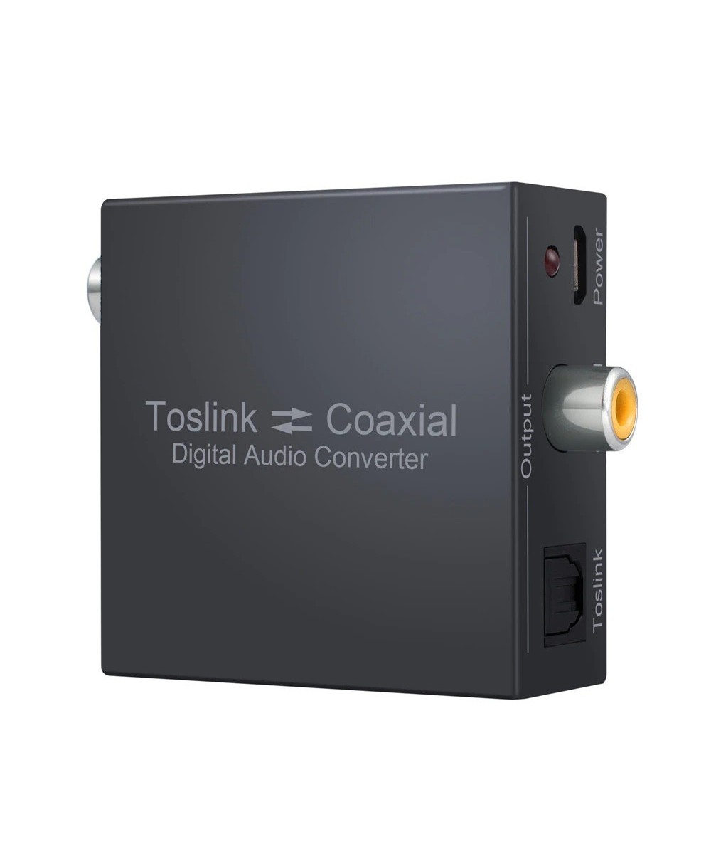 Convertidor de Audio Optico a Coaxial Bidireccional
