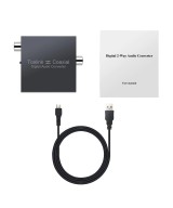 Convertidor de Audio Optico a Coaxial Bidireccional