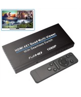 Separador Multipantalla de 4 entradas a 1 salida HDMI