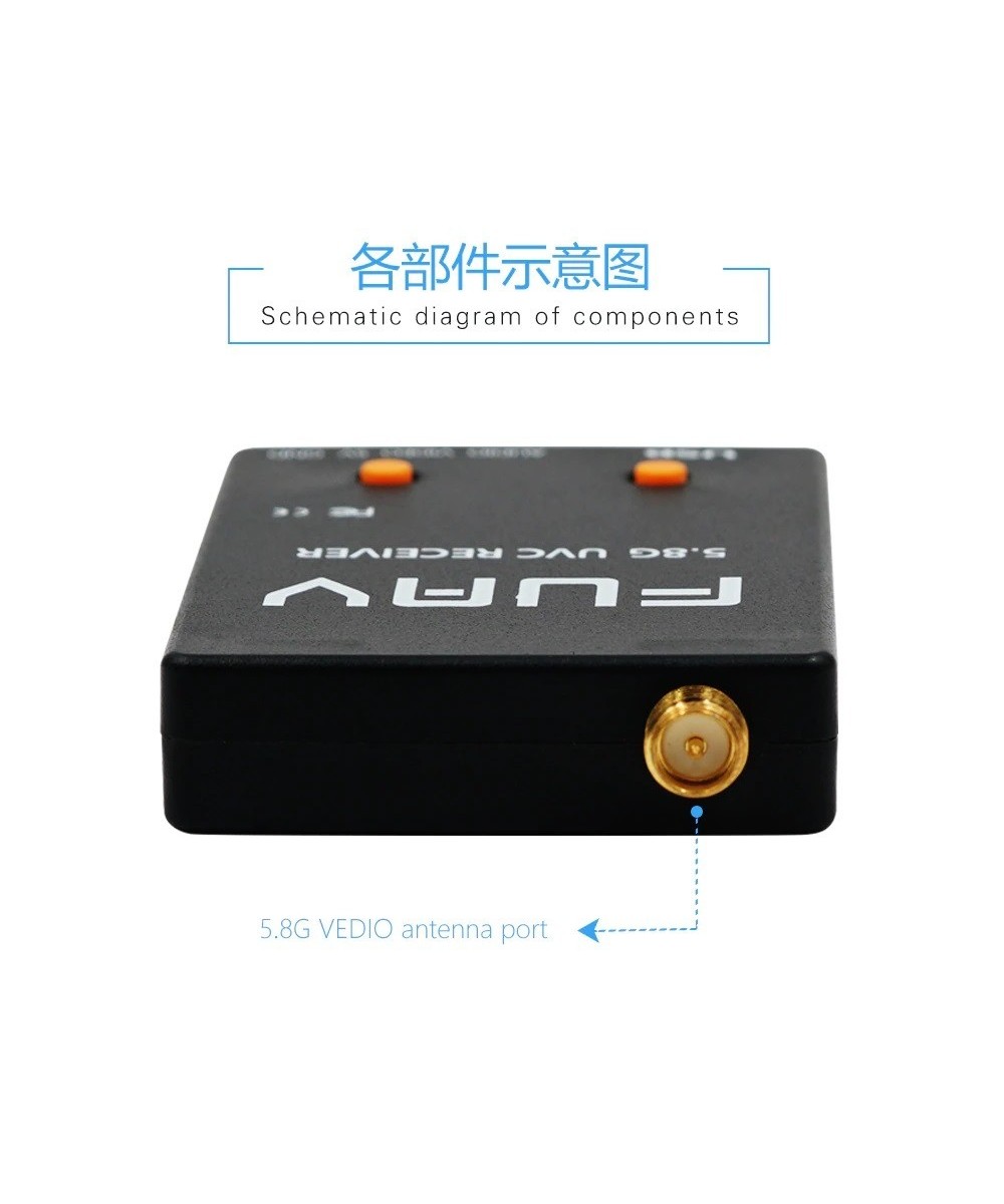 Camara FPV para Drone 5.8GHZ 1200TVL MS-1200 con Transmisor EWRF y Receptor OTG SKYDROID