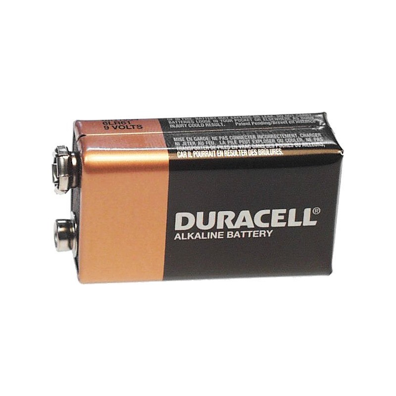 Bateria 9V Alkalina Duracell No Recargable