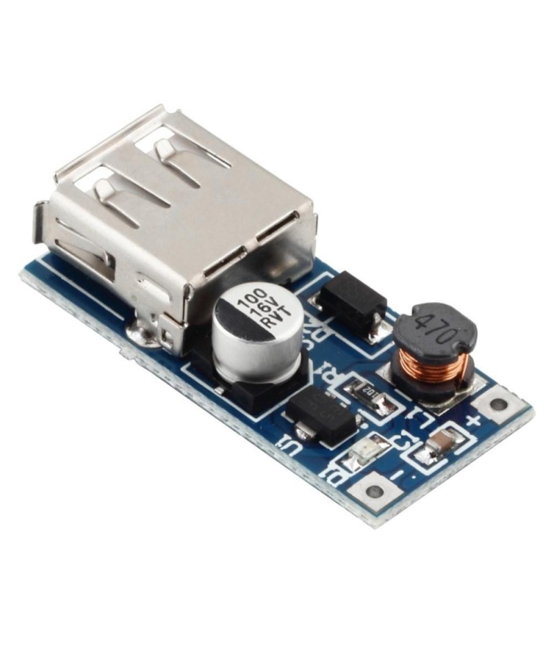 Regulador / Estabilizador Ascendente de voltaje 0.9-5V a 5V 600mah USB