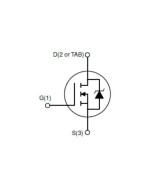 Transistor MOSFET Canal N 13NM60N 600V 13A