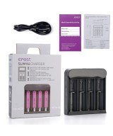 Cargador de Baterias EFEST SLIM K4 4 Espacios