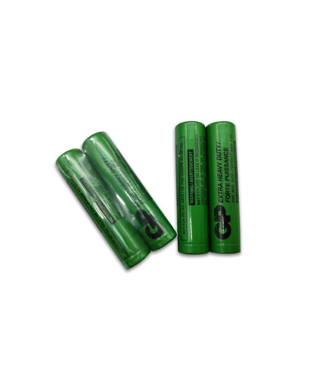 Contenedor de 2 Baterias AAA conector JST con Baterias GP R03 AAA 1.5V