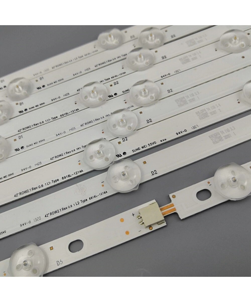 Juego de Tiras LED de Retroiluminacion para TV LG 42"