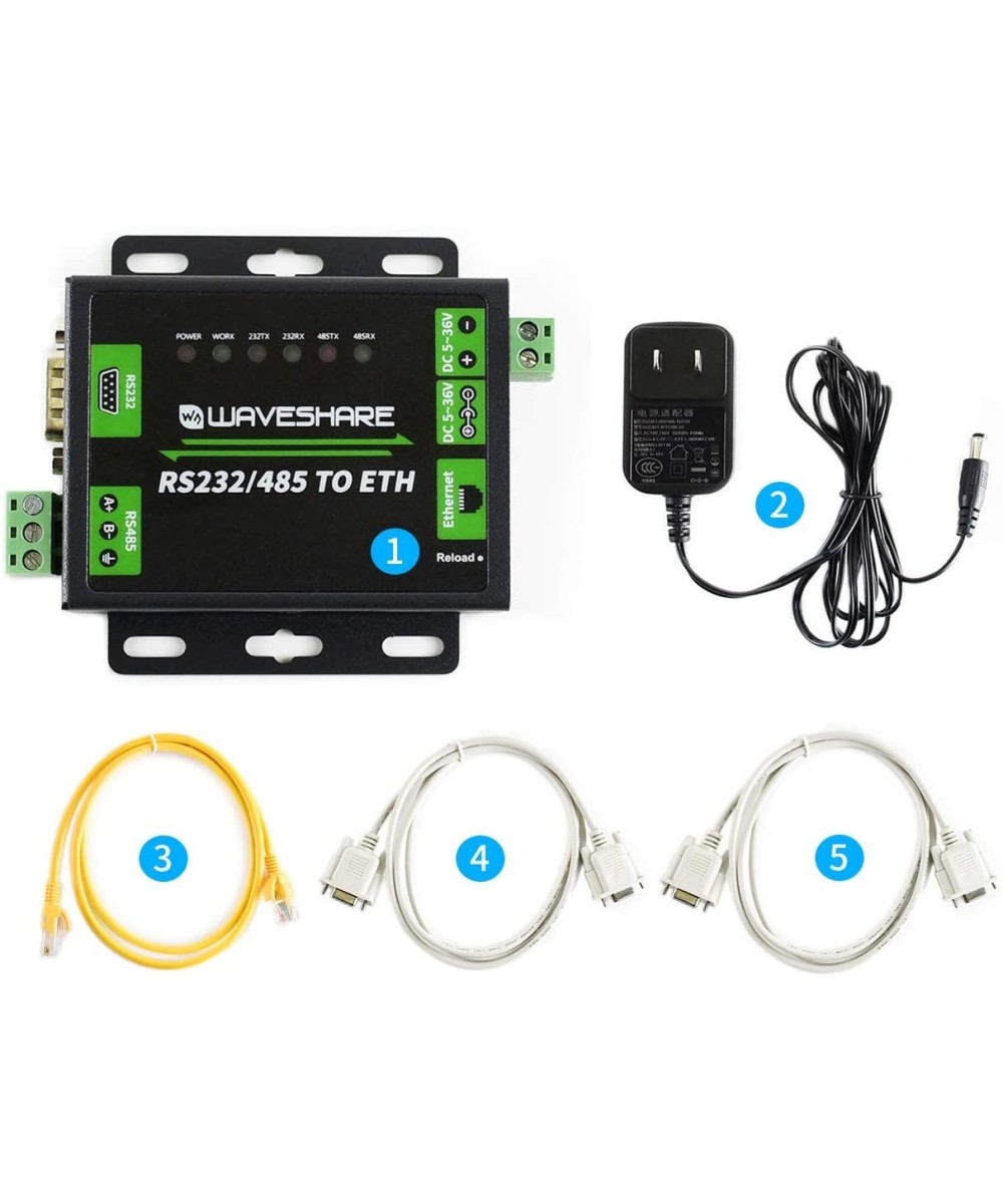 Convertidor de RS232/RS485 a Ethernet